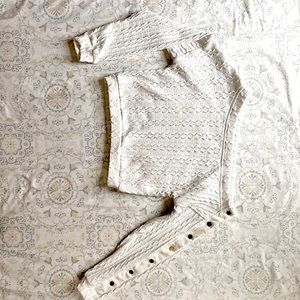 Off the shoulder sweater